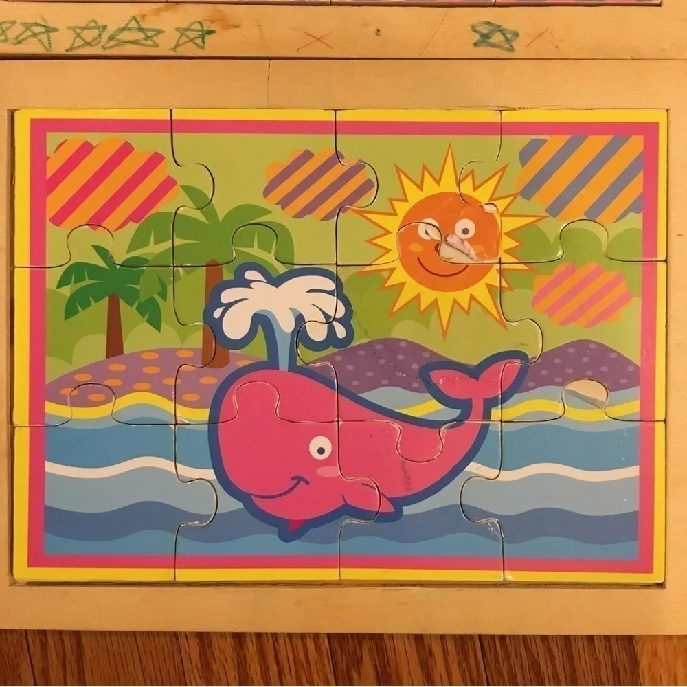 Creative Wood Wood Puzzle 4 Pack Wooden Puzzles Set